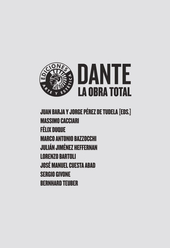 Dante - La Obra Total, Aa.vv., Círculo De Bellas Artes