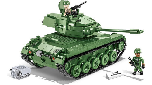 Tank Usa M41a3 Walker Bulldog Cobi 625 Pcs War Vietnan 2239