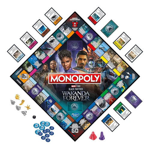 Juego De Mesa Monopoly Black Panther Wakanda Forever