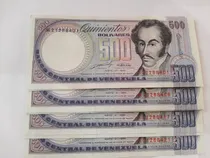 Comprar 21 Billetes De 500 Bolívares Consecutivos 31 De Mayo De 1990