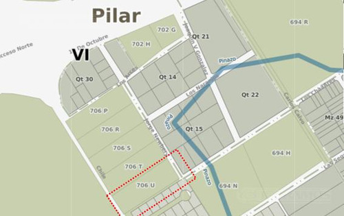 Terreno Sobre La Calle Chile, A Metros De Panamericana Ramal Pilar Km 47,5