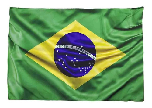 Bandeira Do Brasil Grande 1,5m X 0,90cm  Poliester + Brinde