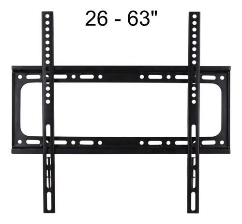 Soporte Fijo Base Tv 26 A 63 Pulgadas Led Pdp 50 Kg Negro