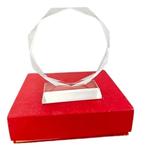 Trofeo De Cristal En Blanco, Medalla De Graduación S