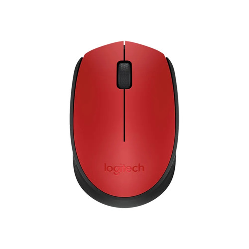 Mouse Inalámbrico Logitech M170 Rojo Pc Mac Windows La Plata