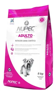 Alimento Nupec Premiun Perro Adulto Raza Peq 8kg Croqueta