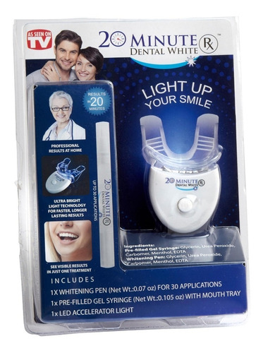 Blanqueador Dental White En 20 Minutos Dientes *soy Tienda*