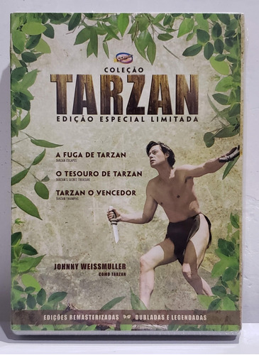 Dvd Coleção Tarzan Edição Especial Limitada (vol. 1) 