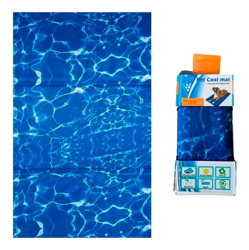 Manta Refrescante De Gel Frio Para Mascotas Talla M 40x50cm