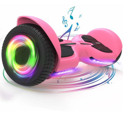 Tomoloo Hoverboard Para Niño Año Certificacion Scooters Rosa