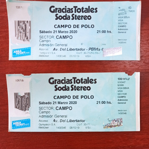 Soda Stereo 2021 Campo 