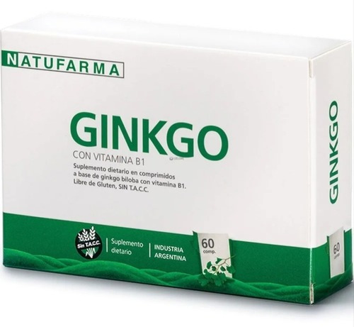 Natufarma Ginkgo Biloba 40 Circulacion Memoria 60 Comp