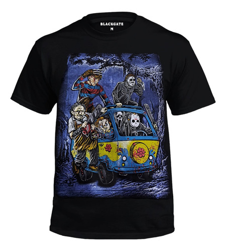 Playeras Slashers Jason Chucky Krueger Halloween Leatherface