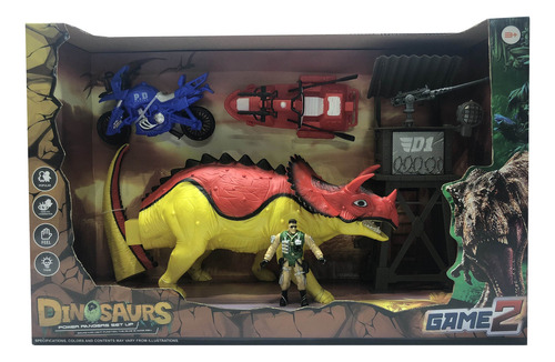 Set Cazador Con Dinosaurio Cksur0722