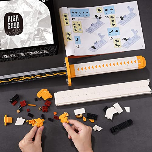 High Godo Juego De Construcción De Espada Zenitsu, Juego De