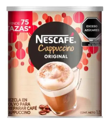 Cafe Cappuccino Nescafé 1.5 Kg Original
