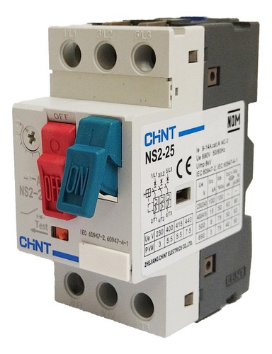 Guarda Motor Rango 4-6.3a Para 1hp 220v O 3hp 440v Chint