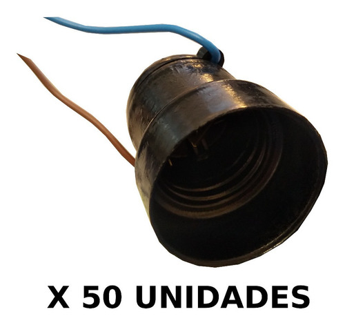 Portalampara Con Chicote X 50 Unidades