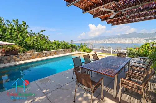 Cad Vista Azul. Terraza Con Alberca Y Espectacular Vista A La Bahía