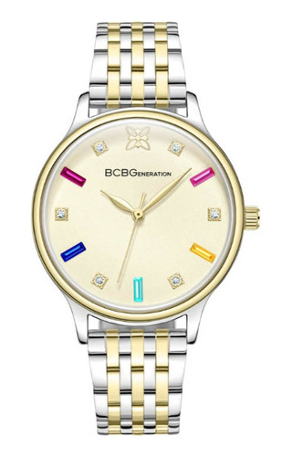 Reloj Bcbg Mujer Extensible Acero Color Bitono Bbwlg0036604