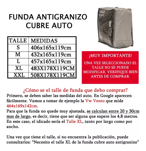 Funda Cubre Auto Coche Uv Impermeable No Raya + Bolso (xxl)