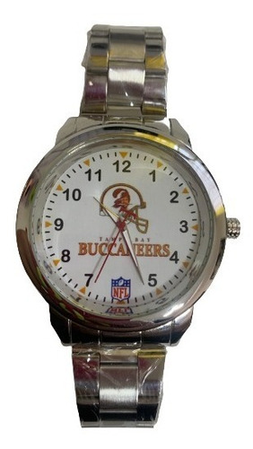 Reloj Nfl Bucaneros De Tampa Bay Retro Vintage Acero 