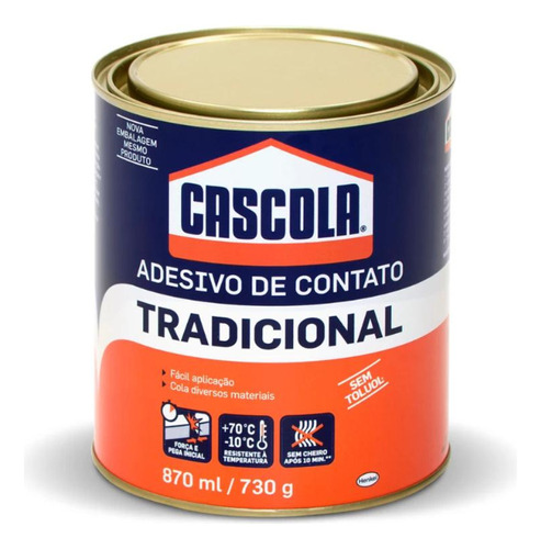 Cola De Contato S/tuluol Tradicional 730g - Cascola