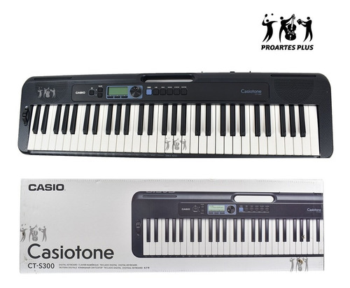 Imagen 2 de 10 de Teclado Casio Ct-s300 +base+estuche Lona+ Adapt Ad-e95100lu