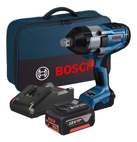 Chave De Impacto Bateria 4ah 3/4 Gds 18v 1050h Bosch + Bolsa