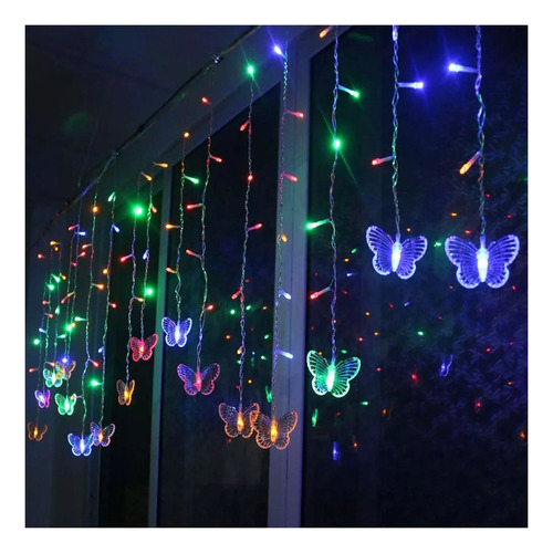 Luzes De Cortina De Borboleta Usb Fairy String Lights (núcle
