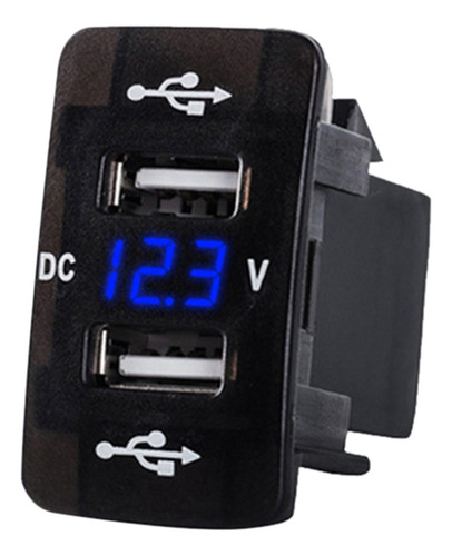 Cargador De Coche De 12 A 24 V, Cargador Usb Dual Con Voltaj