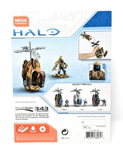 Mega Construx De Halo Desierto Cápsula De Desembarco