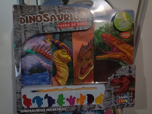 Libro Para Leer Y Pintar  Dinosaurios Fuera De Serie