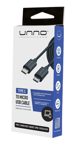 Cable Cargador Tipo C  Micro Usb Samsung Xiaomi 1.5 Metros