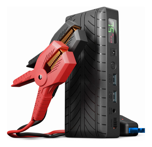 12v Portable 20000mah Car Jump Starter Pack Booster Cargador