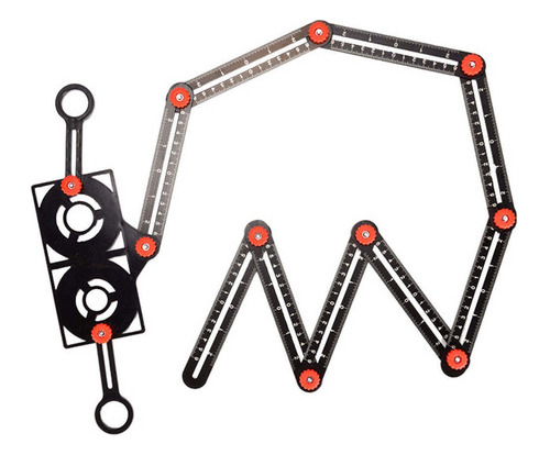 Plantilla De Regla Multiángulo, Herramienta, Guía De Perfora