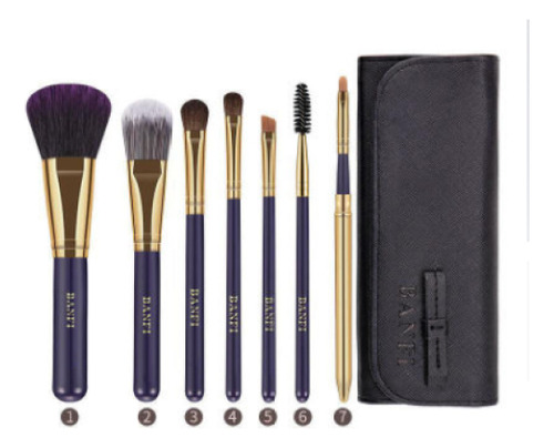 X Set De Brochas De Maquillaje, Brochas Para Sombras De