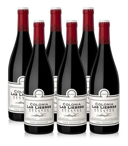 Vino Colonia Las Liebres Bonarda Caja 6x750ml