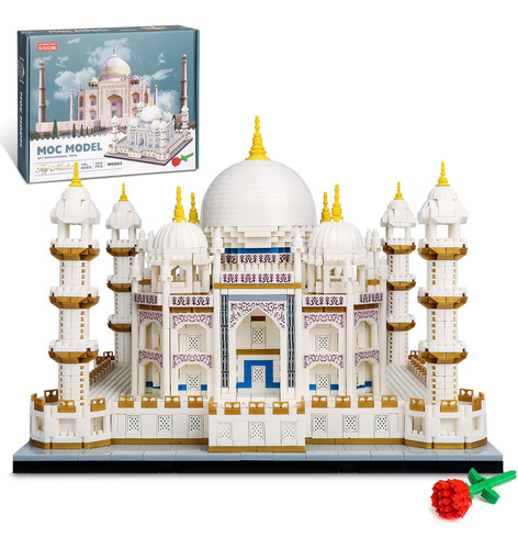 Qlt Micro Mini Bloques Taj Mahal Arquitectura Edificio Jugue