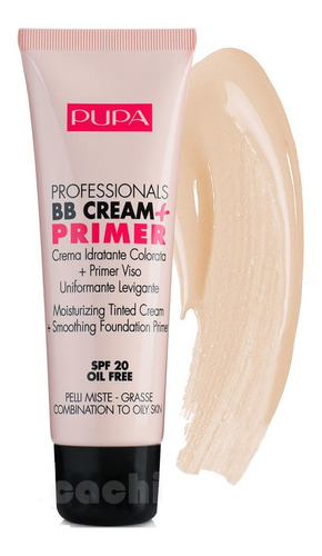 Bb Cream Pupa Profesional Primer Piel Mixta 001 Nude 50ml