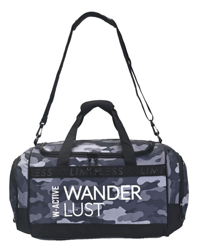 Bolso Deportivo Wanderlust Camuflado Gris Hombre Urbano