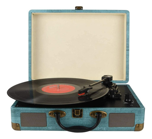 Tocadiscos Record Player Kedok Vintage De Vinilo Bluetooth D