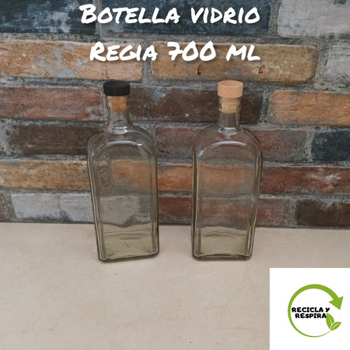 Botellas De Vidrio Regia Y Premium Lote De 36 Pzas