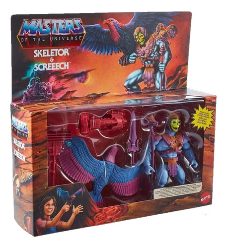 Master Of The Universe:origins Skeletor & Screech Exclusive