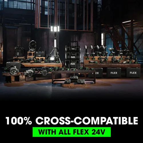 Kit Combinado Flex Fxm201-2a De 24 V, Taladro Inalámbrico Si