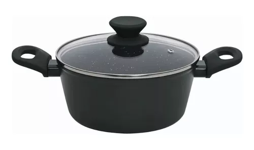 Jogo de Panelas 10 Peças Style Cook Black Cerâmica Com Indução