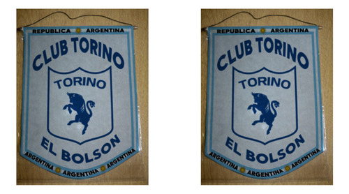 Banderin Grande 40cm Club Torino El Bolson