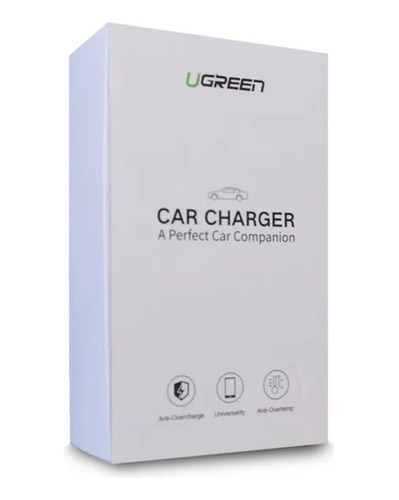 Cargador De Auto Ugreen Con 2 Puertos