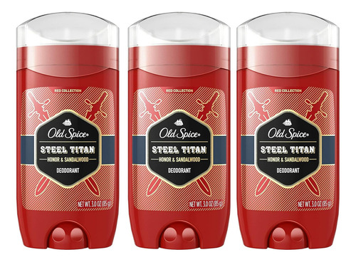 Paquete De 3 Desodorante Old Spice Clar - g  Fragancia claro