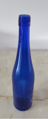 Botella De Vidrio Azul (750 Ml)